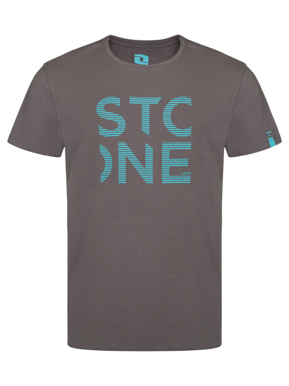 Loap Šedé pánské tričko LOAP Aldom