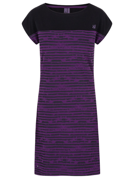 Loap Černo-fialové dámské šaty LOAP Abyss