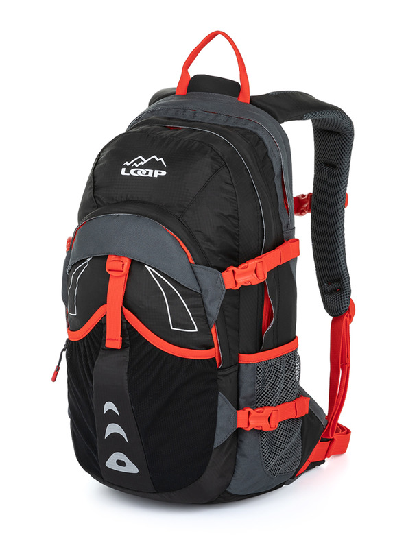 Loap Červeno-černý cyklistický batoh 15 l LOAP Topgate