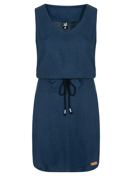 Loap Tmavě modré dámské šaty LOAP Necla