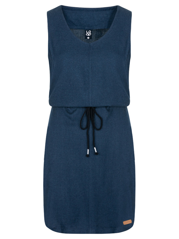 Loap Tmavě modré dámské šaty LOAP Necla