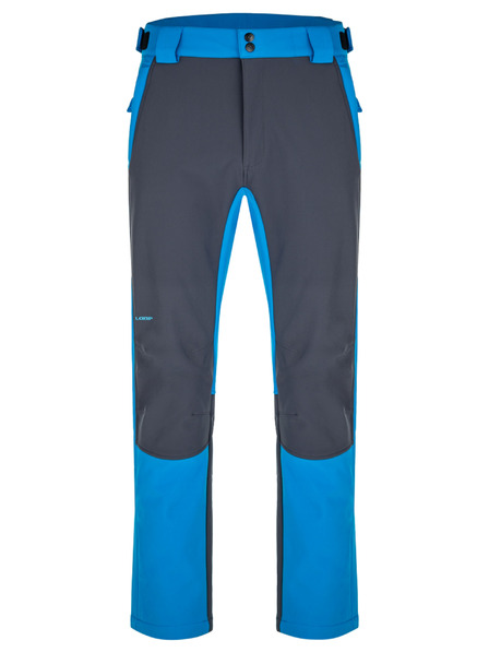 Loap Modré pánské softshellové kalhoty LOAP Lupic