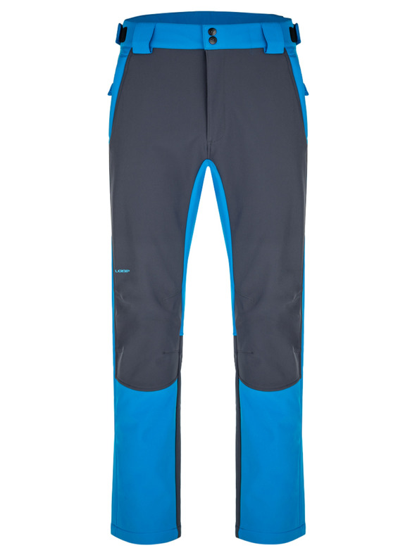 Loap Modré pánské softshellové kalhoty LOAP Lupic