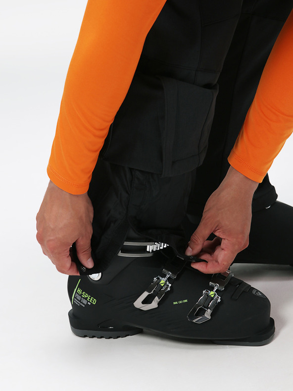 Loap Černé pánské lyžařské softshellové kalhoty LOAP Lupnar