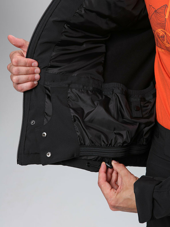 Loap Pánská lyžařská bunda LOAP LUHEL Černá/Tmavě šedá