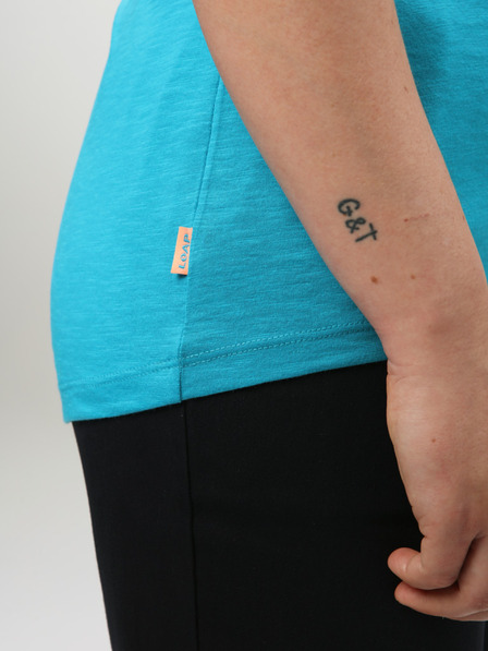 Loap Dámské tričko LOAP BLAVEKARKA Tyrkysová