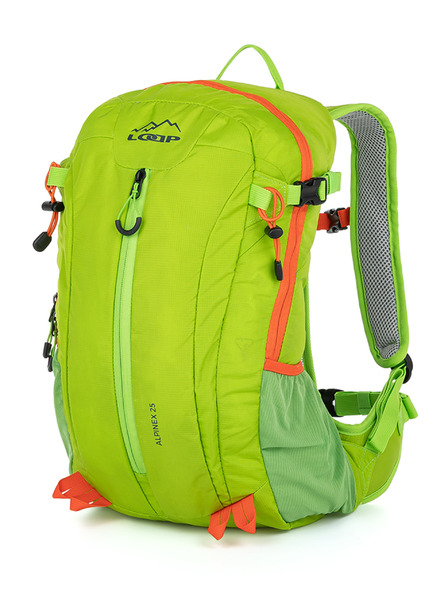 Loap Oranžovo-zelený turistický batoh 25 l LOAP Alpinex 25