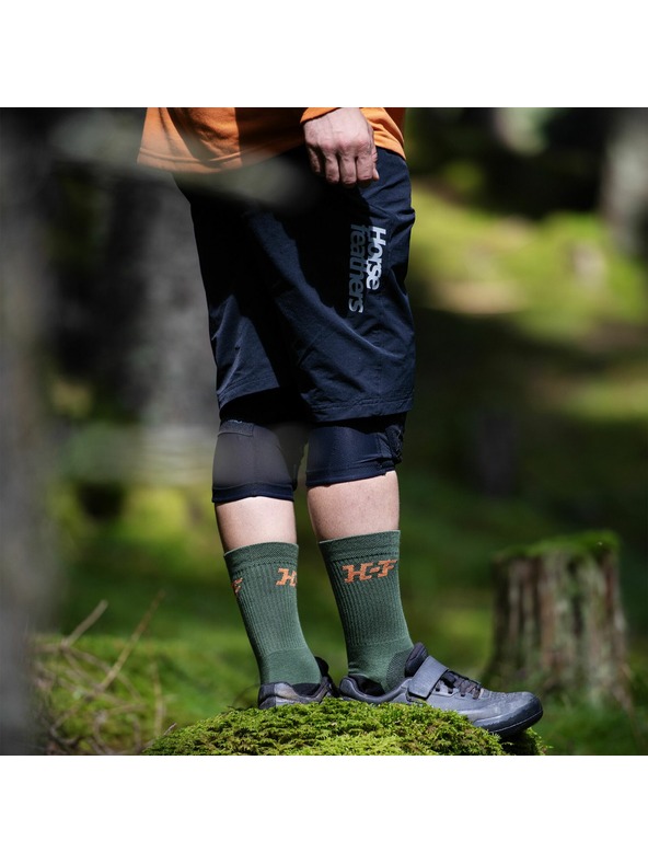 Horsefeathers Bike kraťasy Stoker - black HORSEFEATHERS