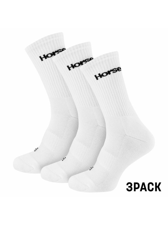 Horsefeathers Ponožky Delete Premium Wmns 3Pack - white velikost 8 - 10 HORSEFEATHERS