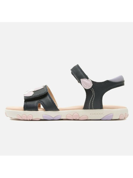 Geox Tmavě modré dívčí sandály a pantofle Geox Haiti G. A