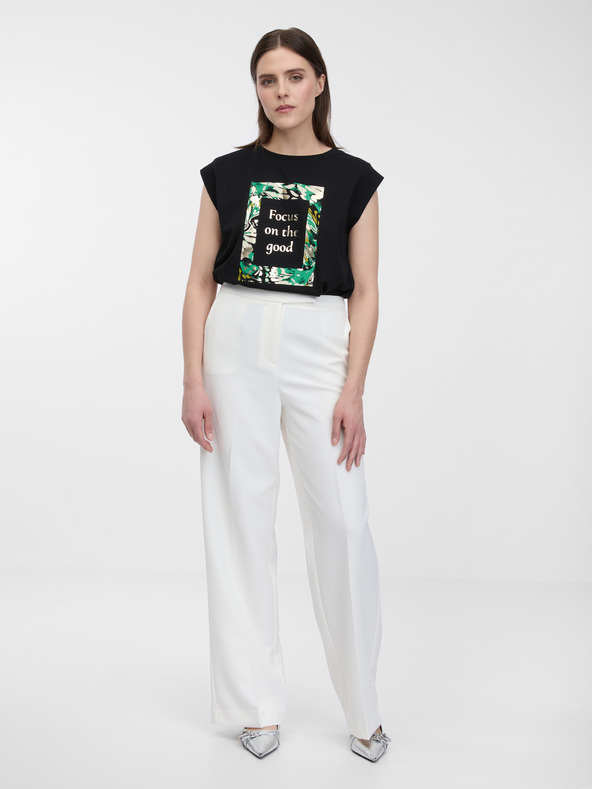 Orsay Černé dámské tričko ORSAY