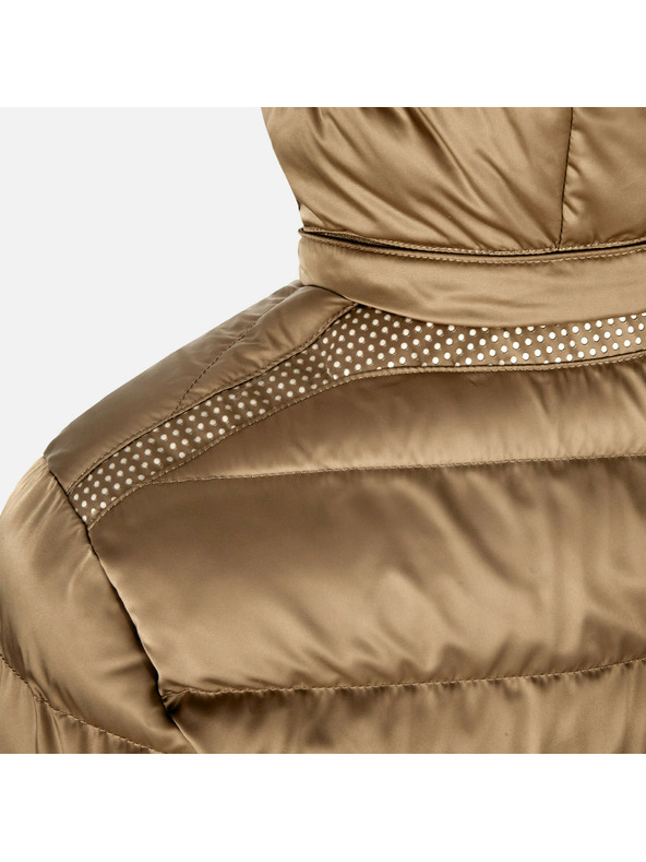Geox Světle hnědá dámská péřová bunda Geox Zosma