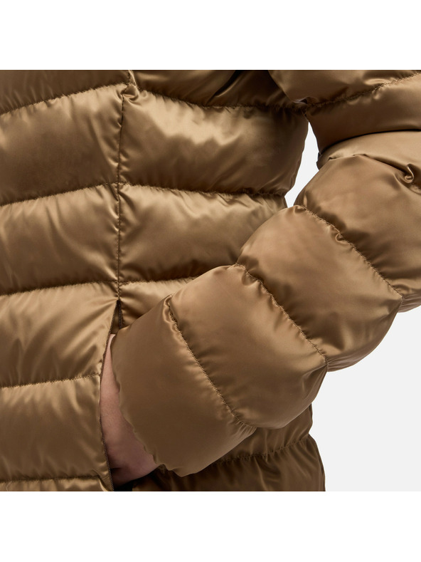 Geox Světle hnědá dámská péřová bunda Geox Zosma