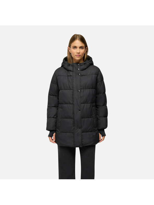 Geox Černá dámská péřová bunda Geox Spherica