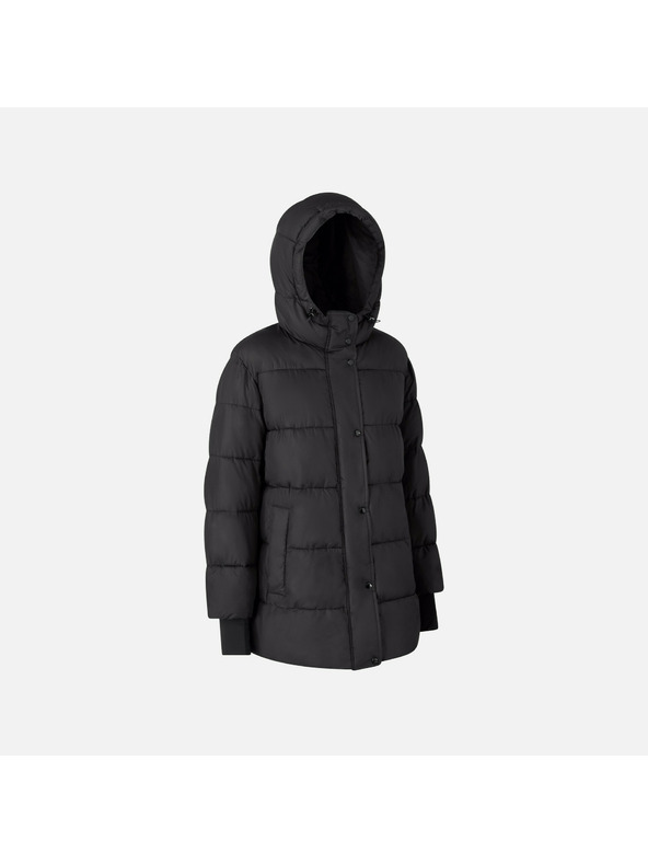 Geox Černá dámská péřová bunda Geox Spherica