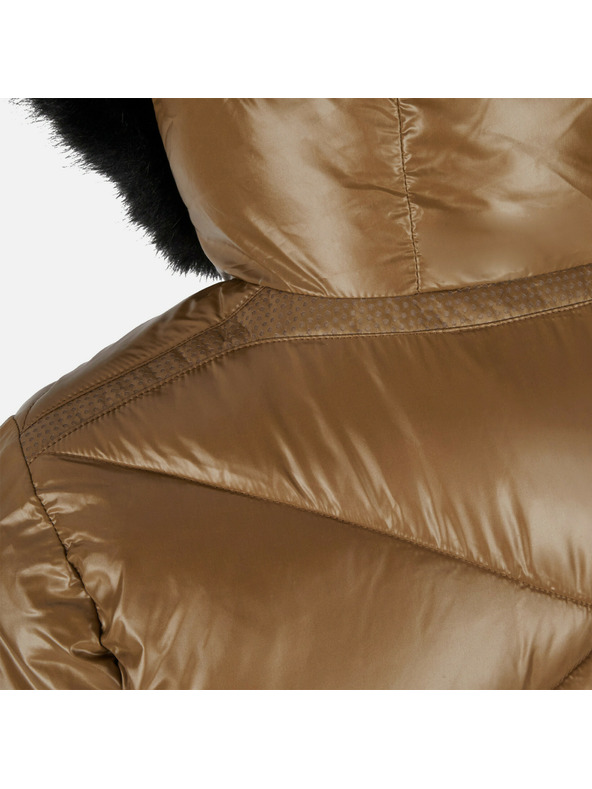 Geox Hnědá dámská parka Geox Backsie