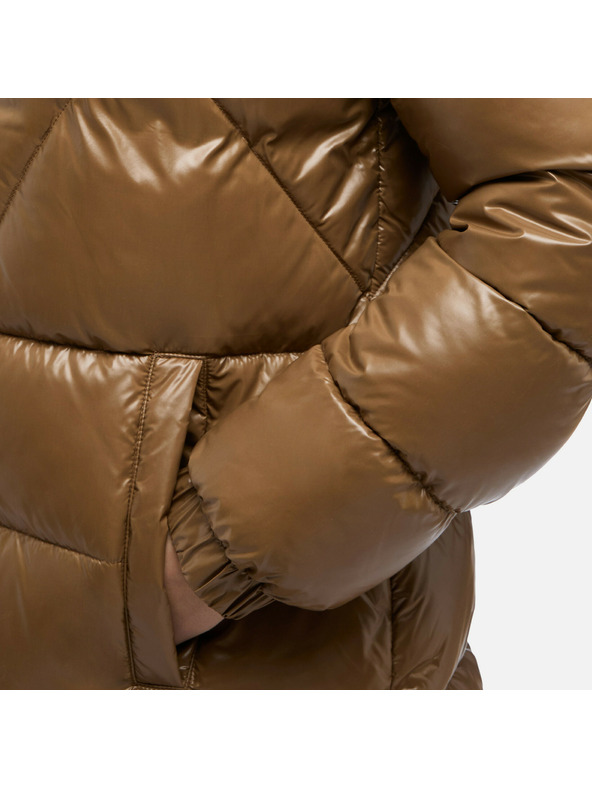 Geox Hnědá dámská parka Geox Backsie