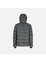 Geox Šedá pánská péřová bunda Geox Leitan