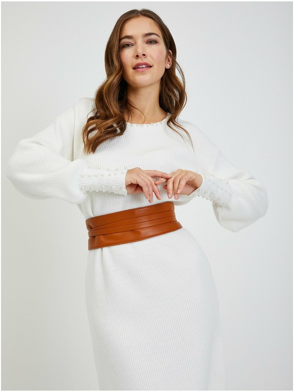 Orsay Hnědý dámský pásek ORSAY