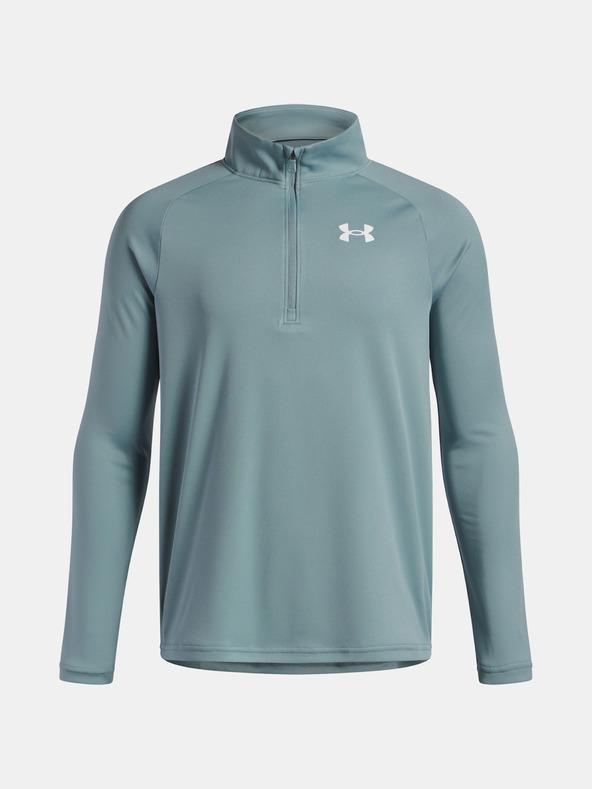 Under Armour Chlapecké tričko Under Armour UA Tech 2.0 1/2 Zip-GRN