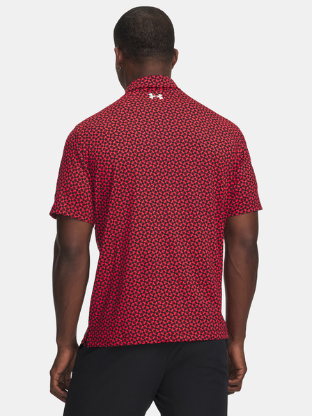 Under Armour Pánské tričko Under Armour UA T2G Printed Polo-RED