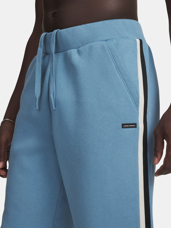 Under Armour Pánské tepláky Under Armour UA Icon Heavy Rib Jogger-BLU