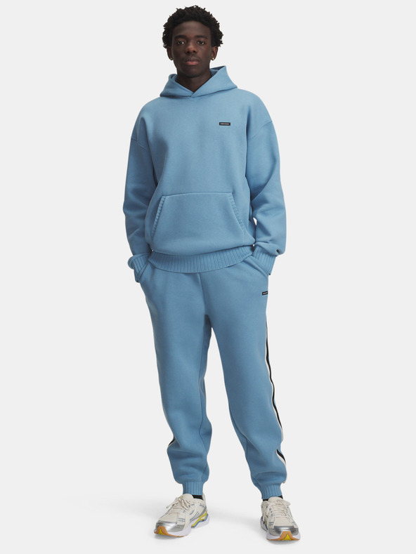 Under Armour Pánské tepláky Under Armour UA Icon Heavy Rib Jogger-BLU