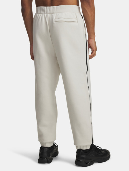 Under Armour Pánské tepláky Under Armour UA Icon Heavy Rib Jogger-WHT
