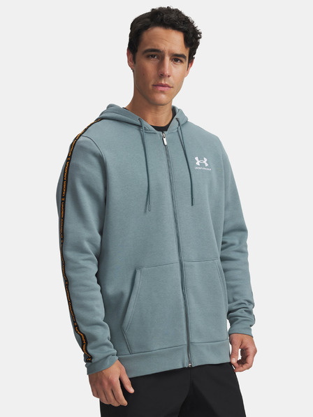 Under Armour Pánská mikina Under Armour UA Icon Fleece FZ Taping-BLU