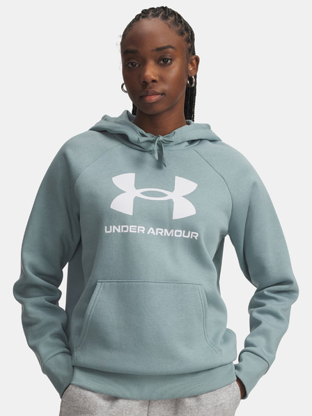 Under Armour Dámská mikina Under Armour UA Rival Fleece Big Logo HD-GRN