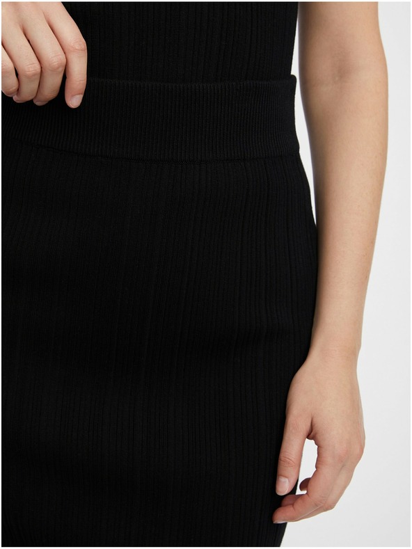 Orsay Černá dámská svetrová sukně ORSAY