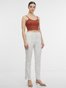Orsay Béžové dámské kalhoty ORSAY