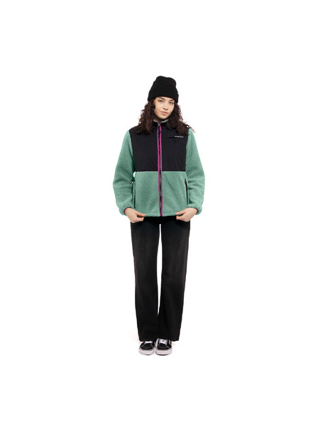 Horsefeathers Dámská fleecová mikina Gema - iceberg green