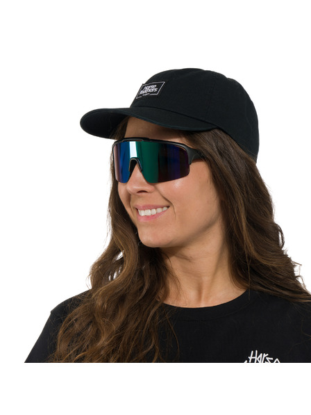 Horsefeathers Cyklistické brýle Recoil - matt black/mirror green