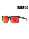 Horsefeathers Sluneční brýle Merlin - gloss black/mirror red