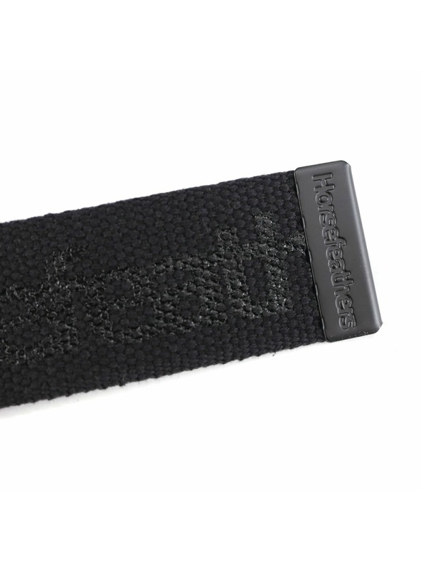 Horsefeathers Pásek Idol - all black