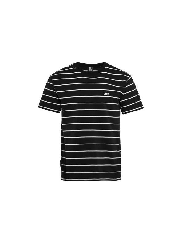 Horsefeathers Triko Agent - black stripes