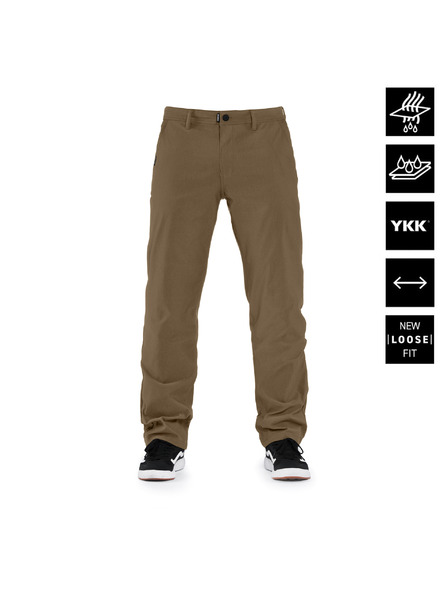 Horsefeathers Vodoodpudivé strečové kalhoty Reverb Loose - desert