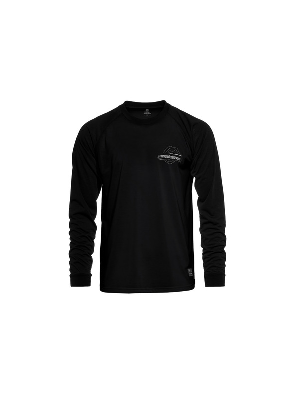 Horsefeathers Triko Shank LS - black