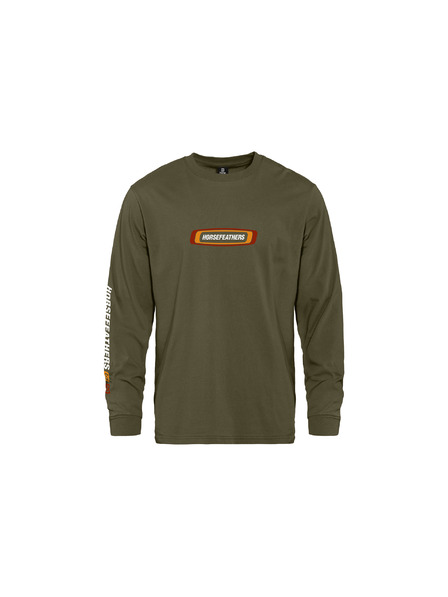 Horsefeathers Triko Raceway LS - burnt olive