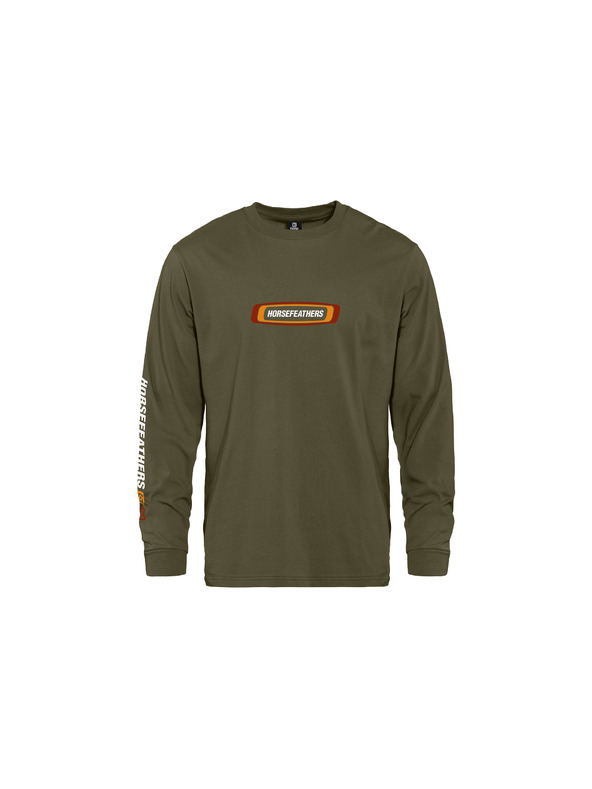 Horsefeathers Triko Raceway LS - burnt olive
