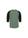 Horsefeathers Triko Rollin Raglan - iceberg green/black