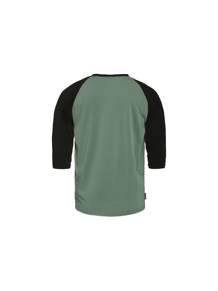 Horsefeathers Triko Rollin Raglan - iceberg green/black