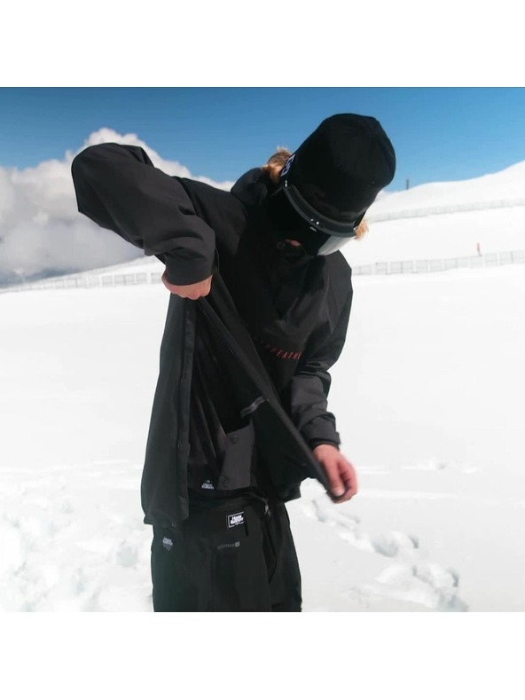 Horsefeathers Bunda Donnie - black/phantom