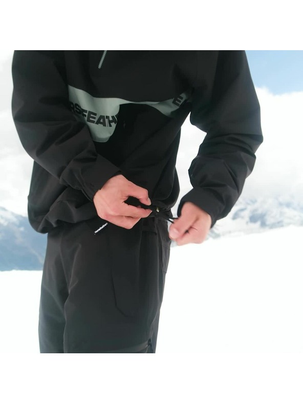 Horsefeathers Bunda Gordie - black/iceberg green