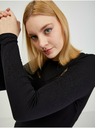 Orsay Černé dámské tričko s krajkou ORSAY