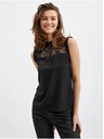 Orsay Černá dámská halenka s krajkovým detailem ORSAY