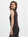 Orsay Černá dámská halenka s krajkovým detailem ORSAY