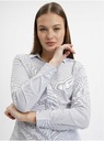 Orsay Modro-bílá dámská pruhovaná košile ORSAY