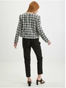 Orsay Černo-bílé dámské kostkované sako ORSAY